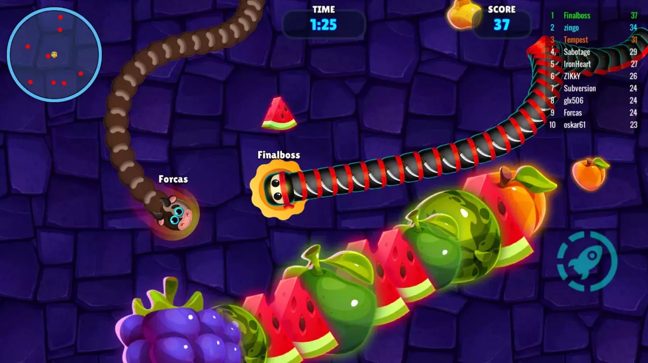 Snake Warz IO (slither, worm) complete game template📱 - изображение 3